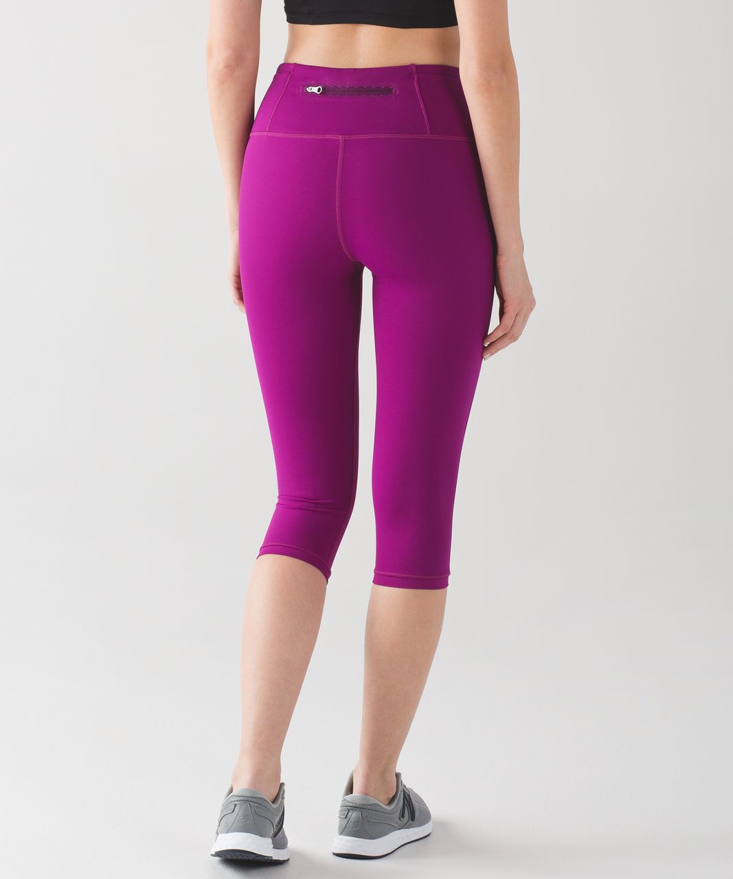 Lululemon Fast Times 17" Crop - Deep Fuschia