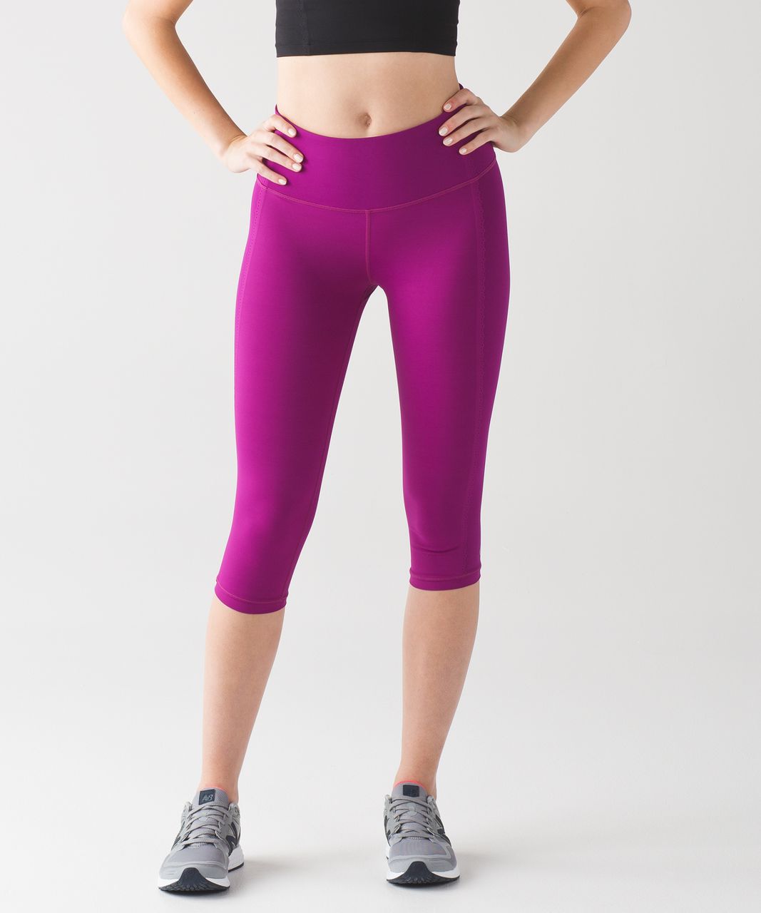 Lululemon Fast Times 17" Crop - Deep Fuschia