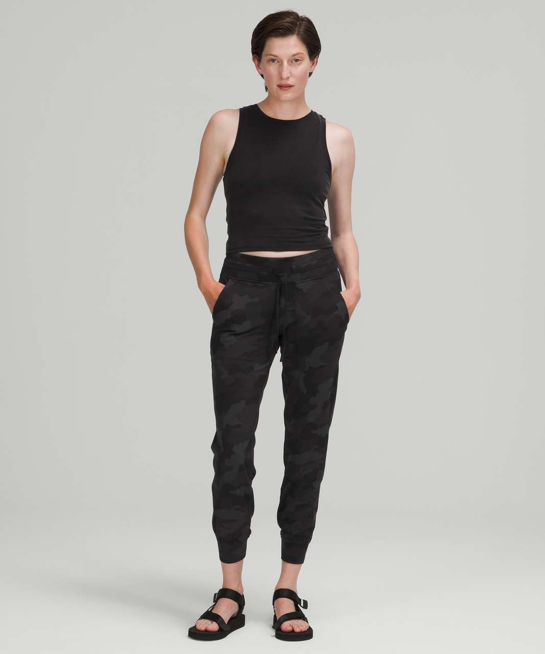 Lululemon Ready to Rulu Jogger 29 - Heathered Raceway Grey / Black - lulu  fanatics