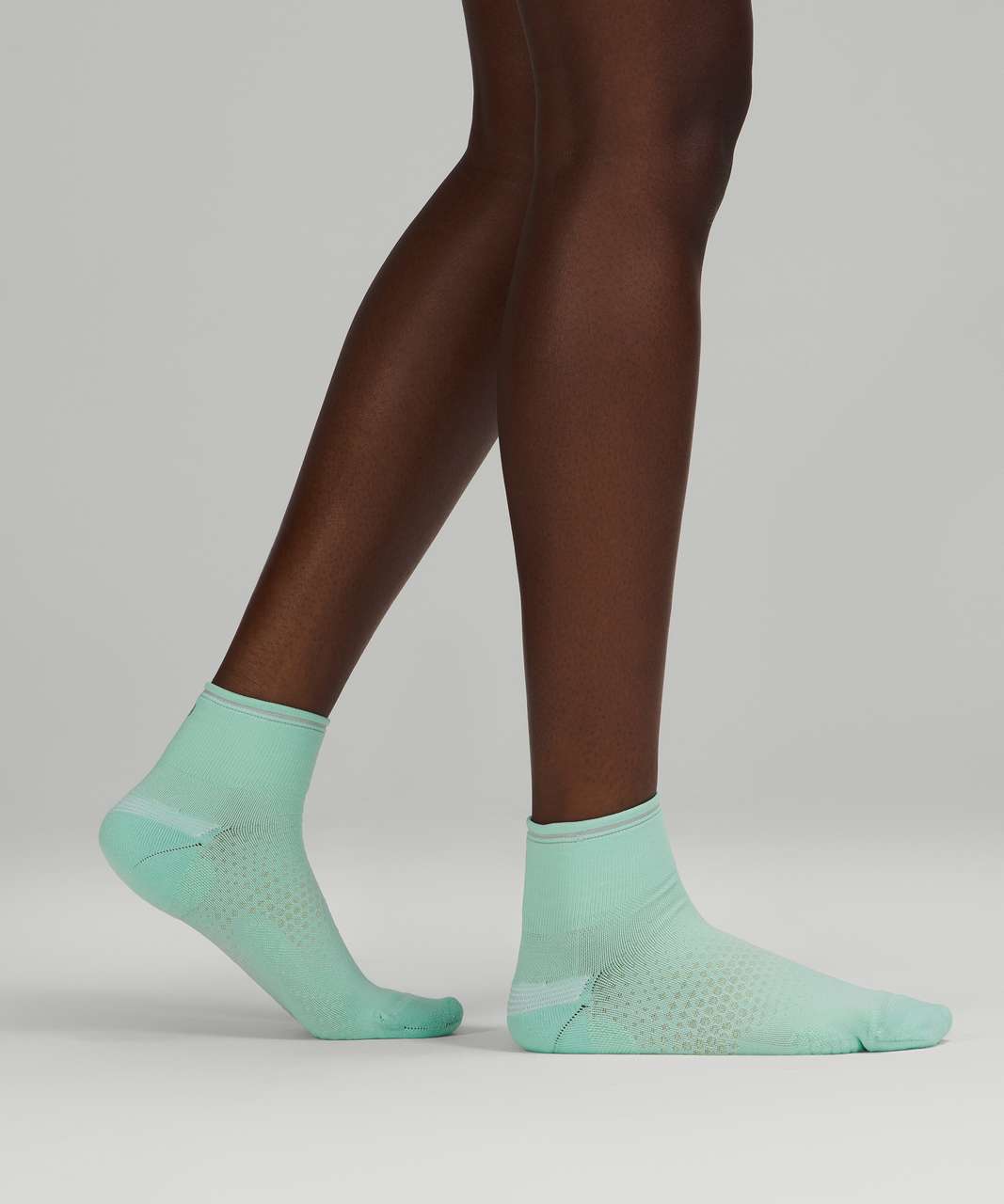 Lululemon MacroPillow Ankle Run Sock - Wild Mint