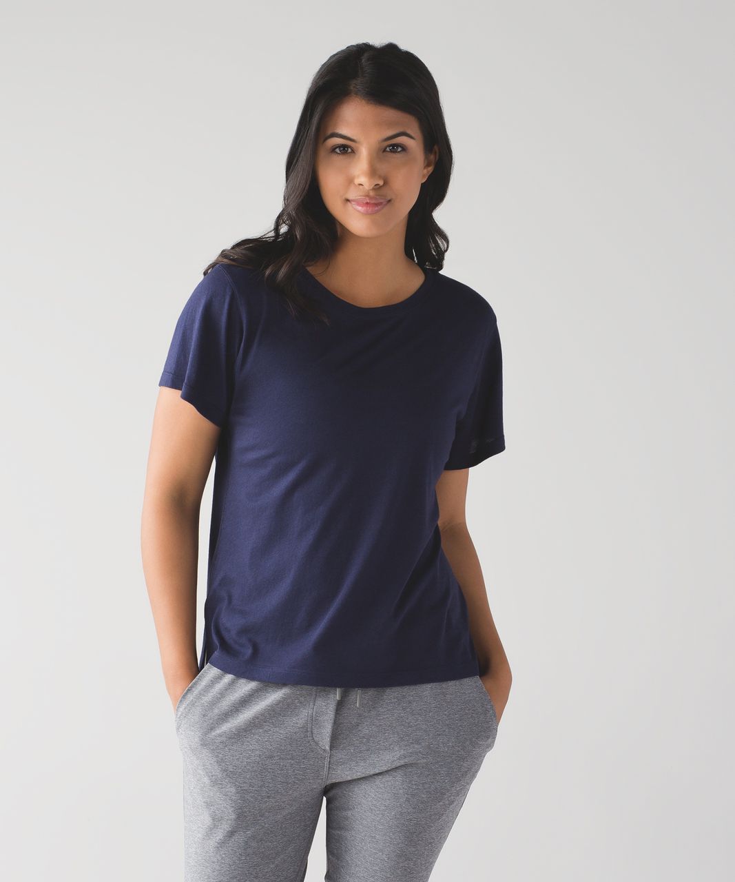 Lululemon Jericho Crew Short Sleeve - Deep Indigo