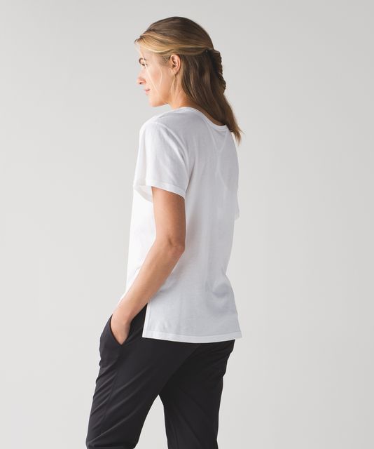 NWT Lululemon Align Tee T-Shirt White Size 8