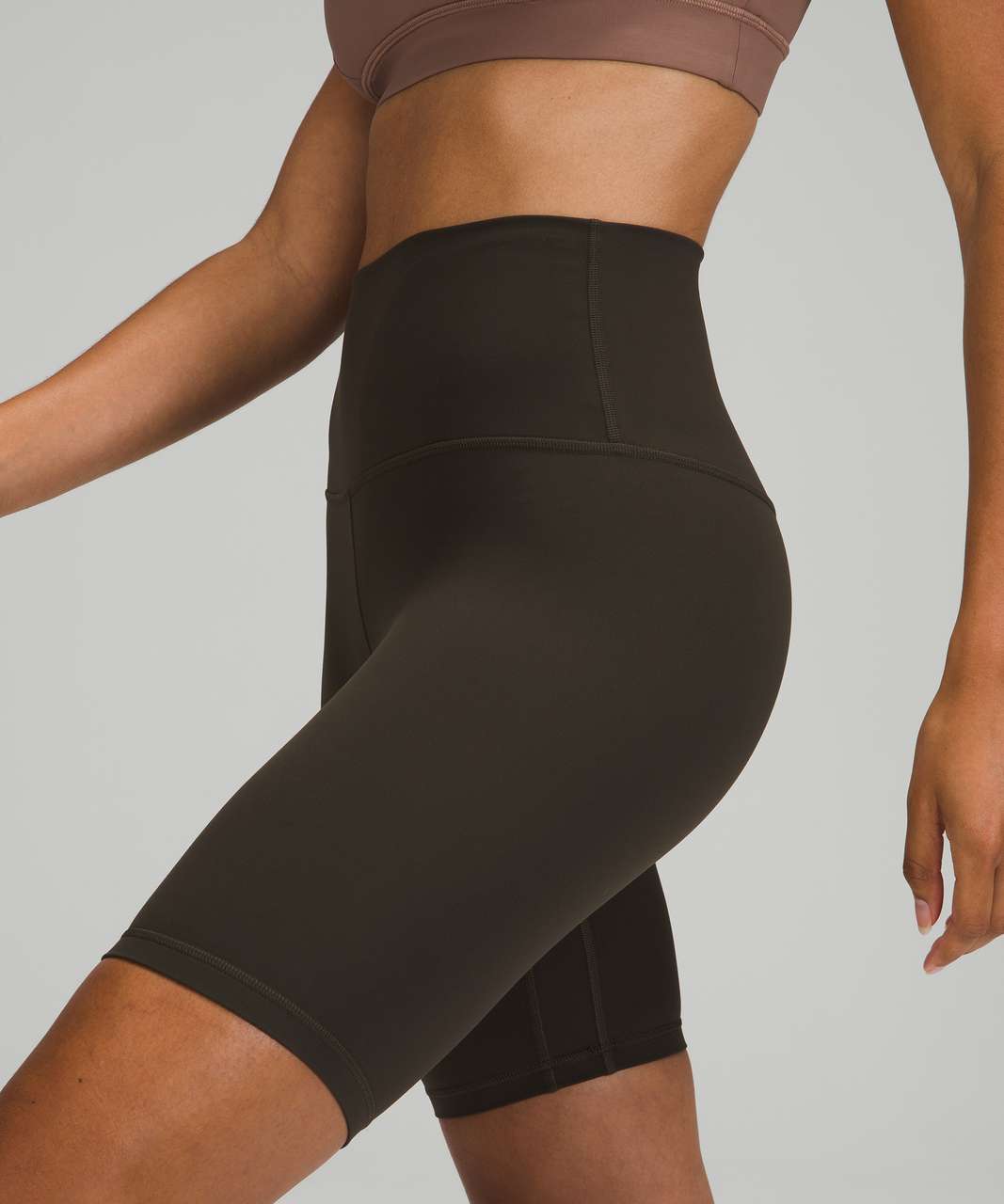 Lululemon Align Short 8 - Dark Olive - lulu fanatics