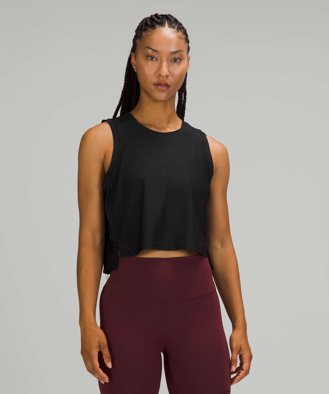 Black Top - Tie-Back Top - Crop Top - Tank Top - Sleeveless Top - Lulus