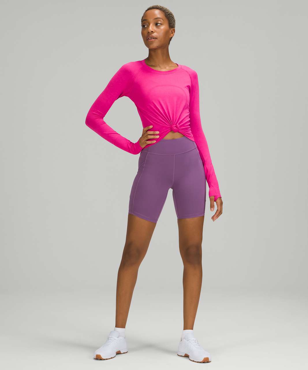 Lululemon Swiftly Tech Long Sleeve Shirt 2.0 *Race Length - Sonic Pink /  Sonic Pink - lulu fanatics