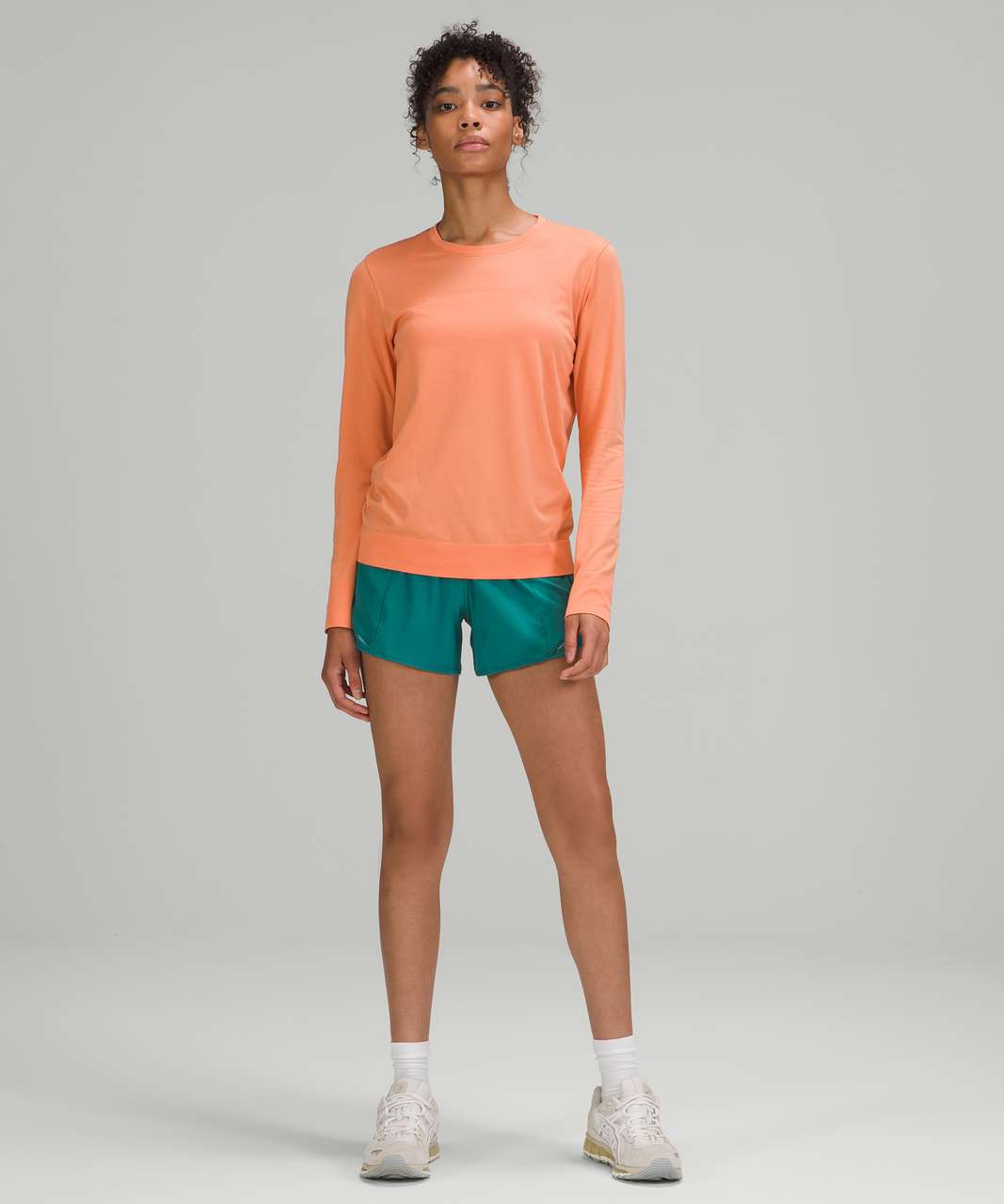 Lululemon Swiftly Breathe Long Sleeve Shirt - Golden Apricot / Golden Apricot