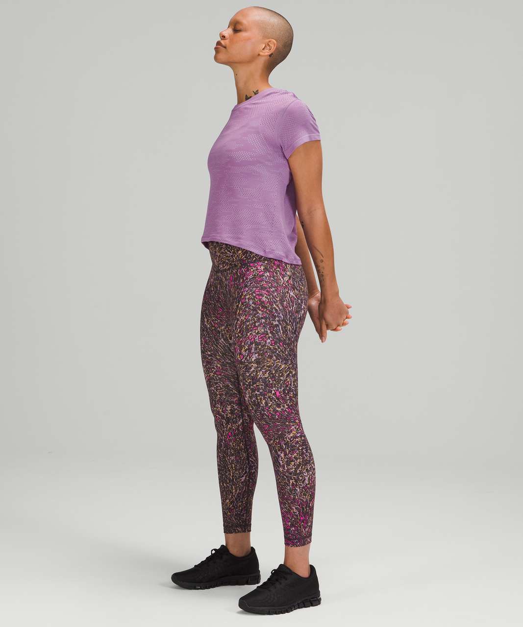 ID Train Camo Leggings in Ashen Lilac