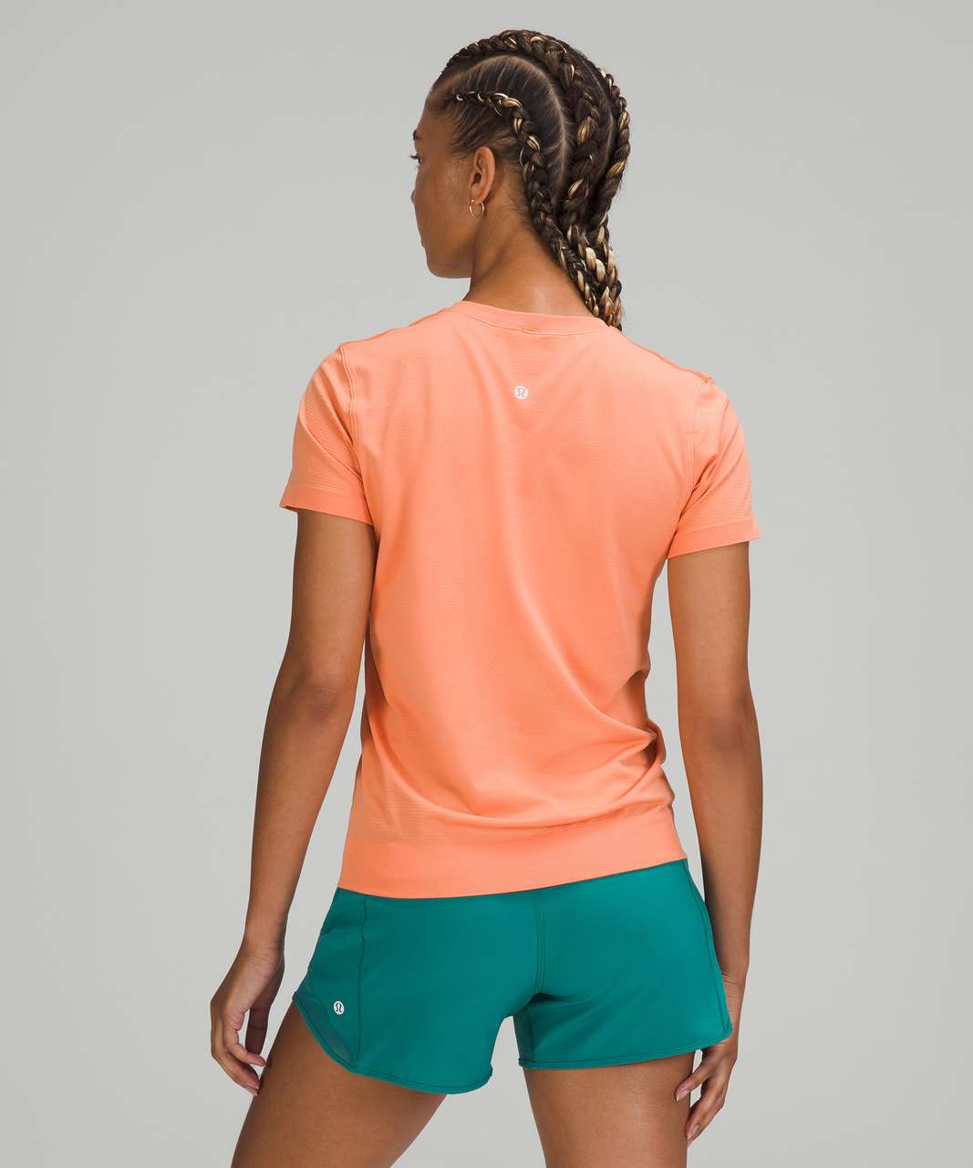 Lululemon Swiftly Breathe Short Sleeve Shirt - Golden Apricot / Golden  Apricot - lulu fanatics