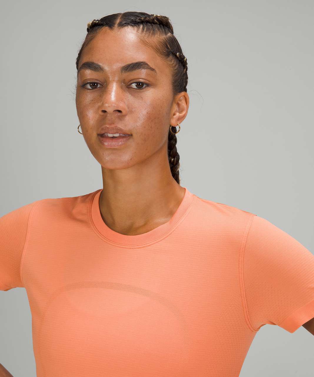 Lululemon Swiftly Breathe Short Sleeve Shirt - Golden Apricot / Golden  Apricot - lulu fanatics