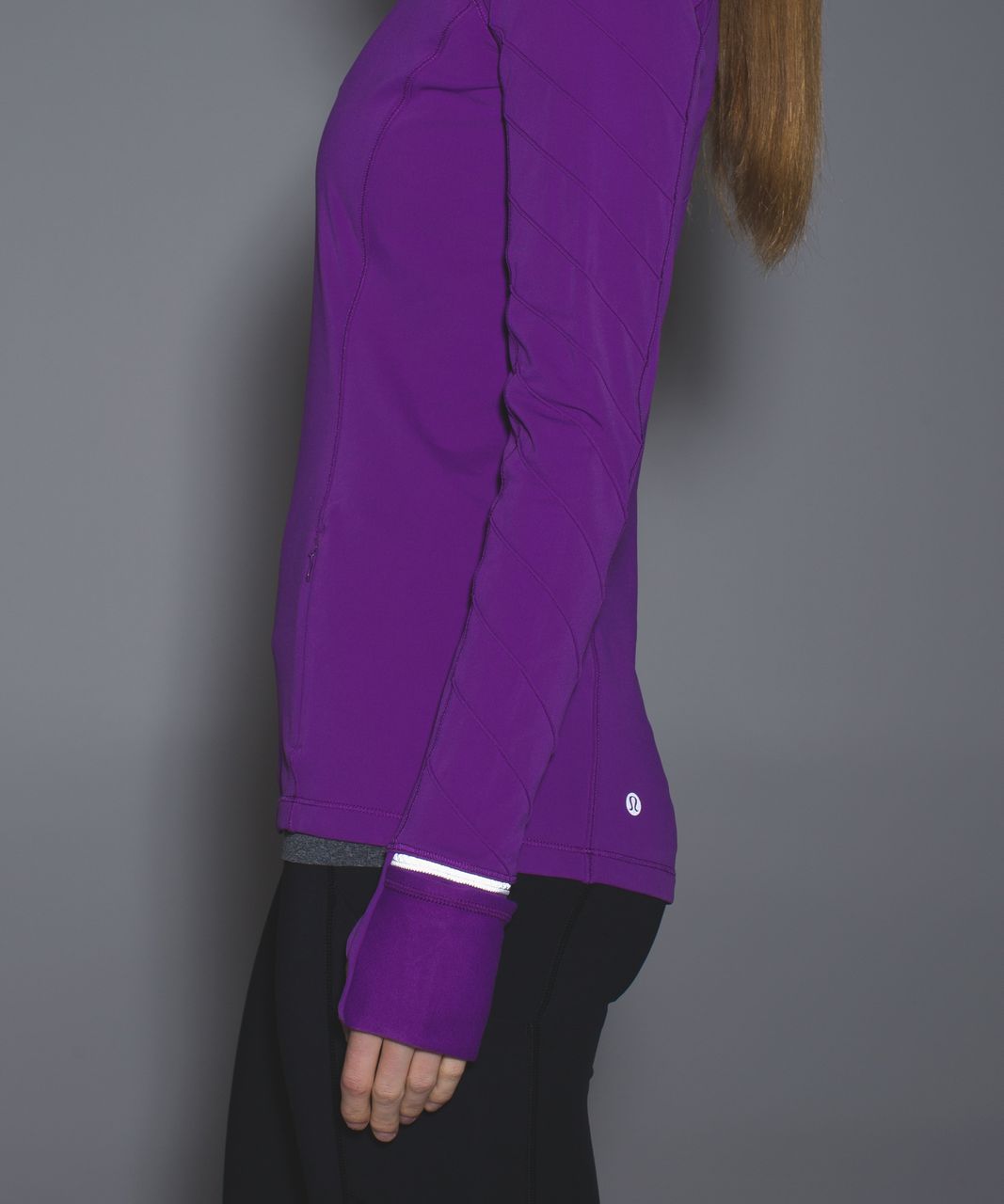 Lululemon Face The Frost 1/2 Zip - Tender Violet