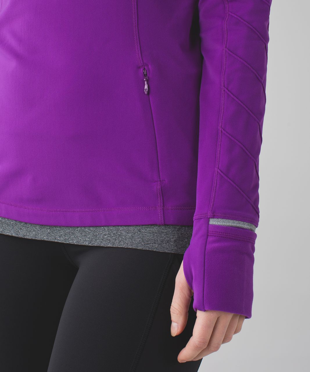 Lululemon Face The Frost 1/2 Zip - Tender Violet