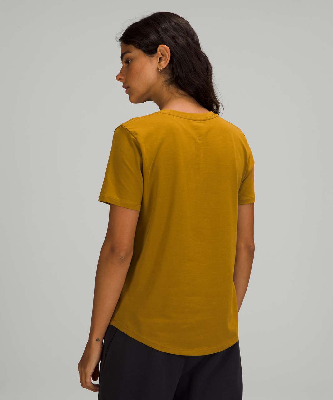 Lululemon Love Tee Short Sleeve V-Neck T-Shirt - Gold Spice