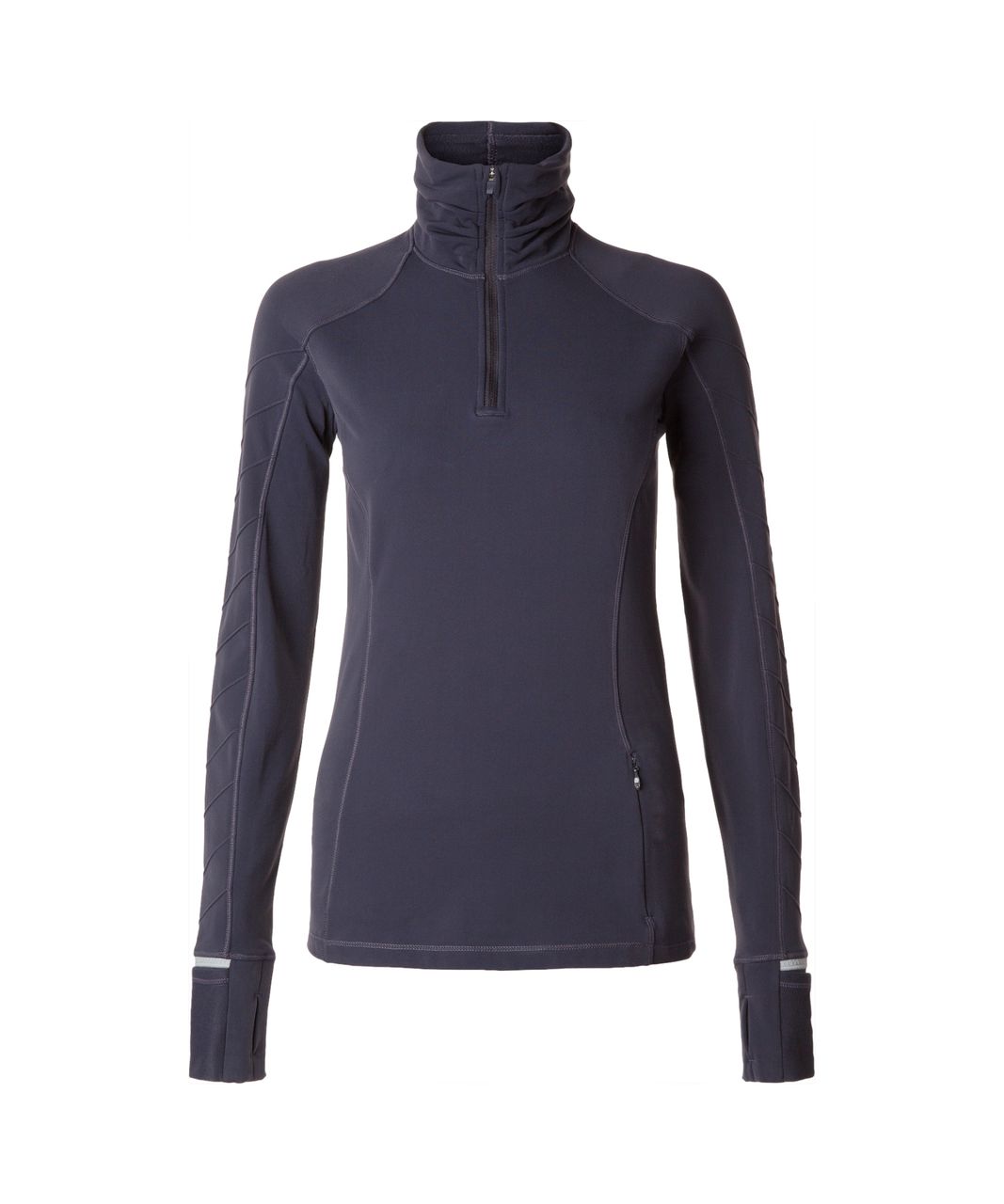 Lululemon Face The Frost 1/2 Zip - Black Grape