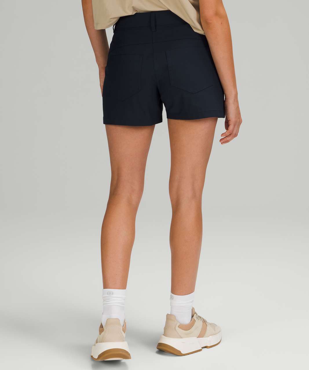 Lululemon City Sleek 5 Pocket High-Rise Short 4 - True Navy