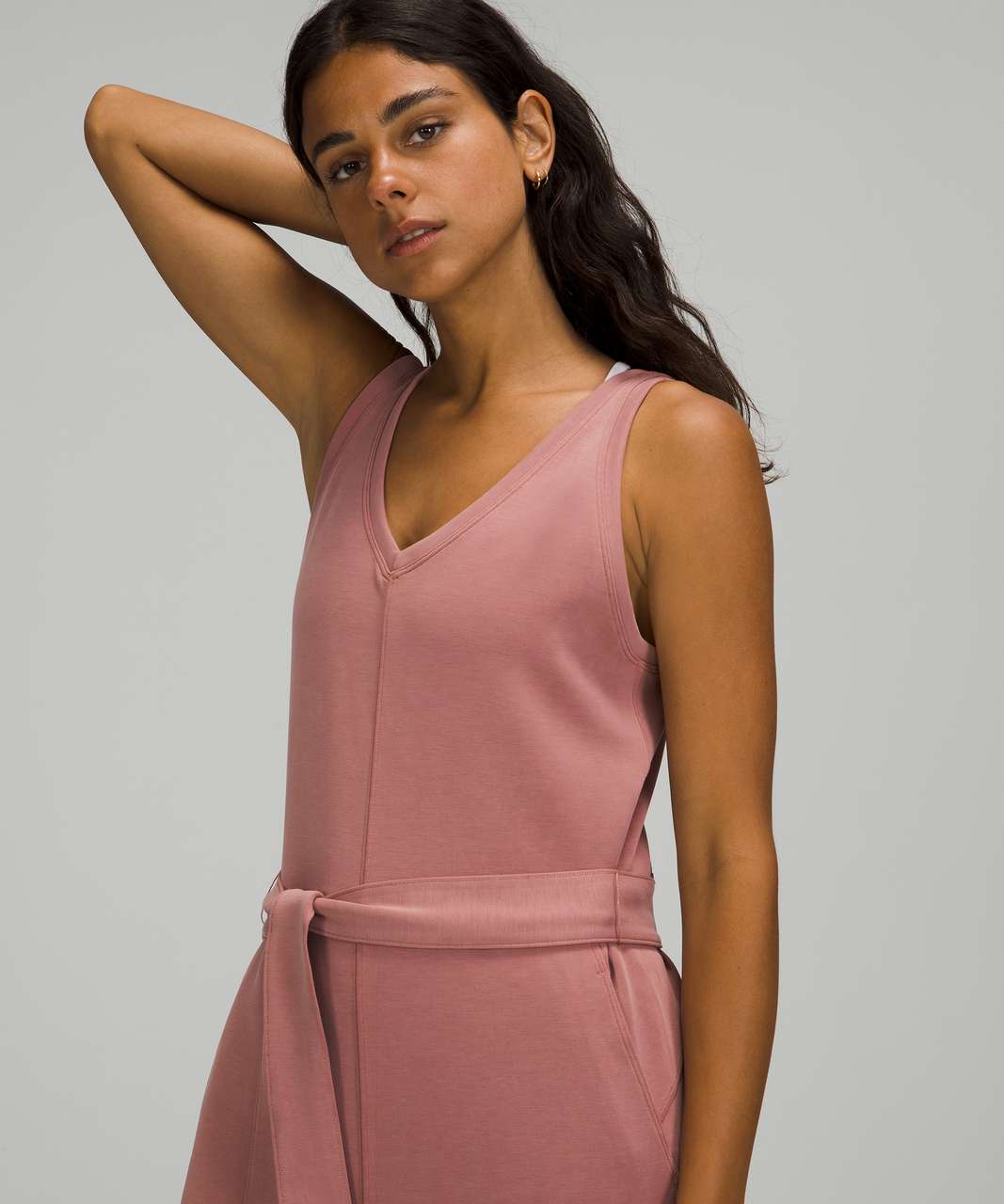 Lululemon Ease of it All V-Neck Jumpsuit - Spiced Chai