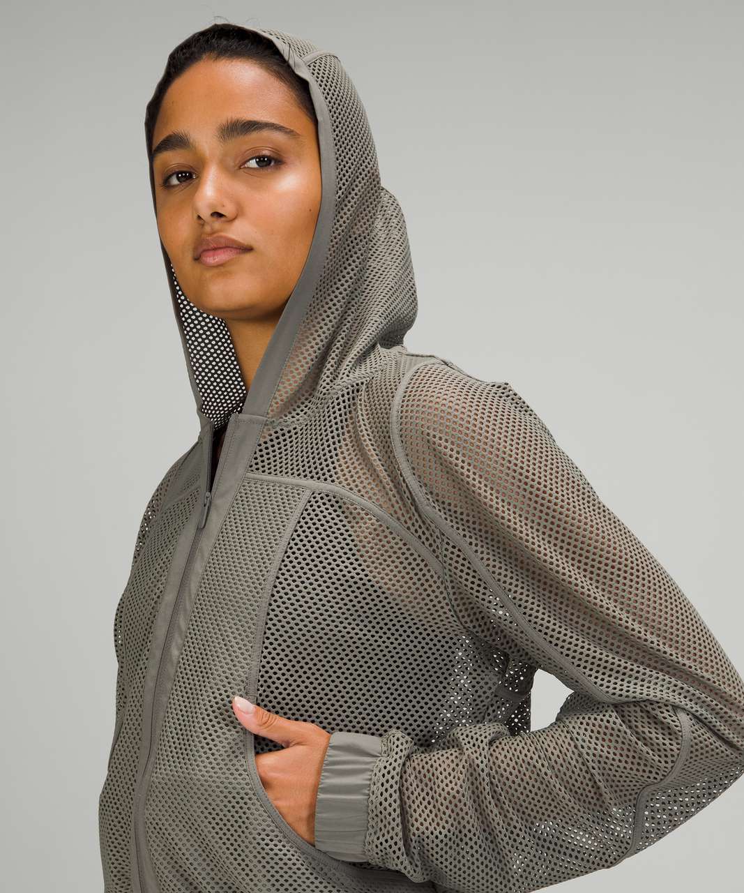 Lululemon City Stroll Jacket - Grey Sage - lulu fanatics