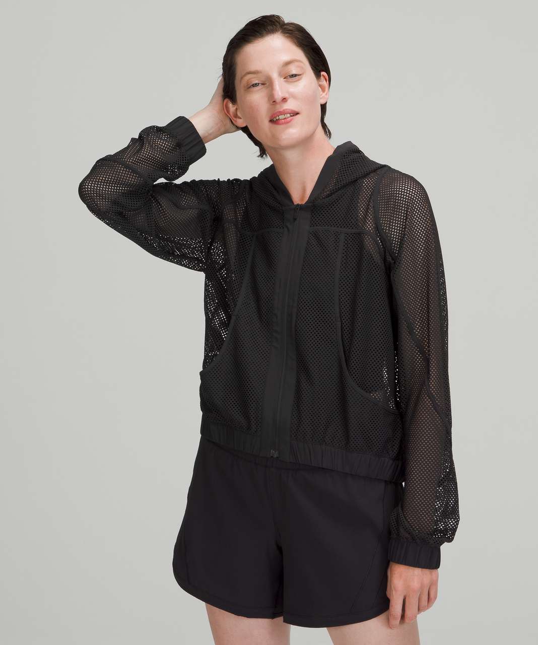 Lululemon Fit Review of the Mesh On Mesh Jacket in Black