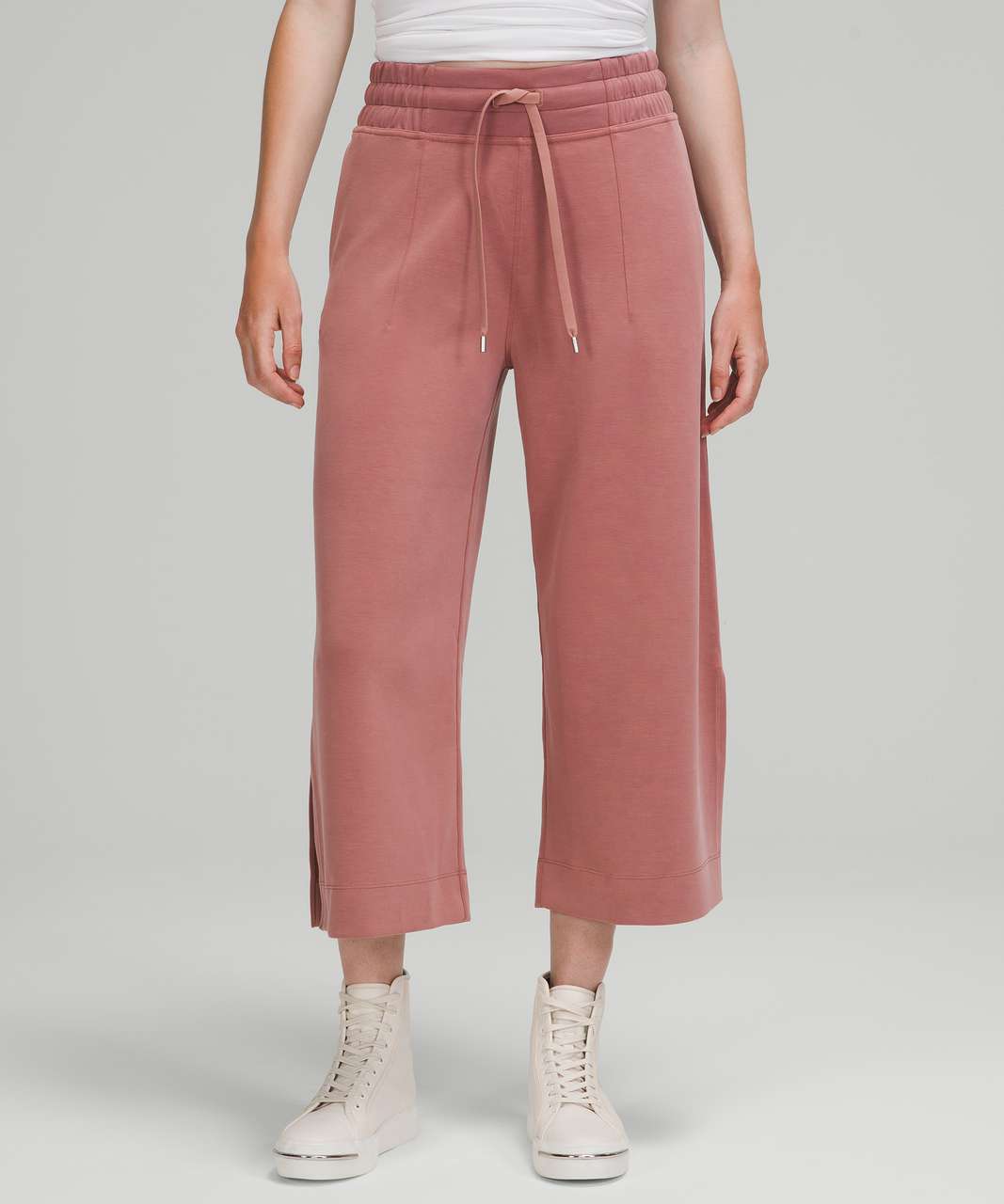 Lululemon Soft Ambitions High Rise Crop *Softstreme - Spiced Chai