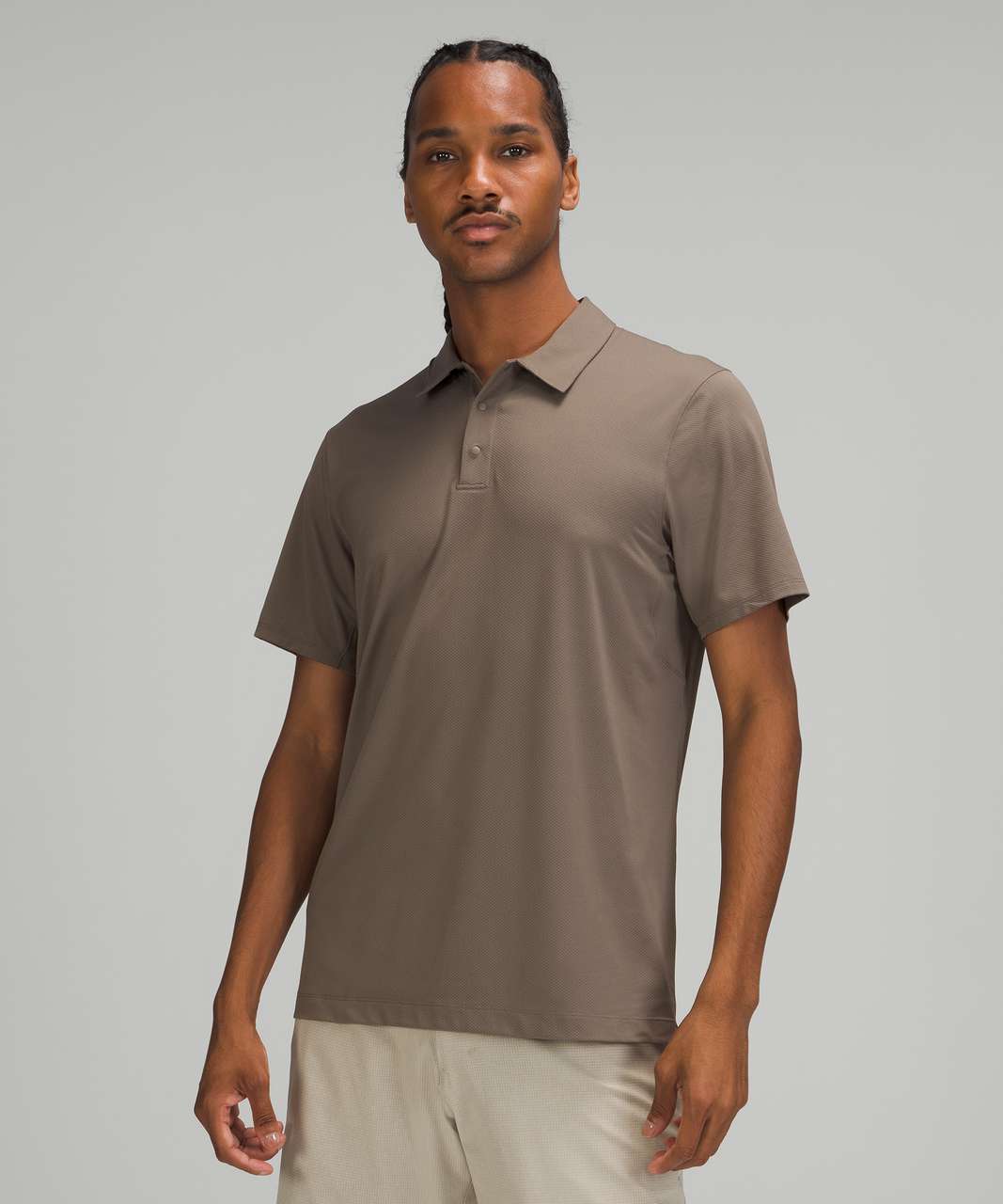 Lululemon Snap Front Performance Short Sleeve Polo Shirt - Rover - lulu  fanatics