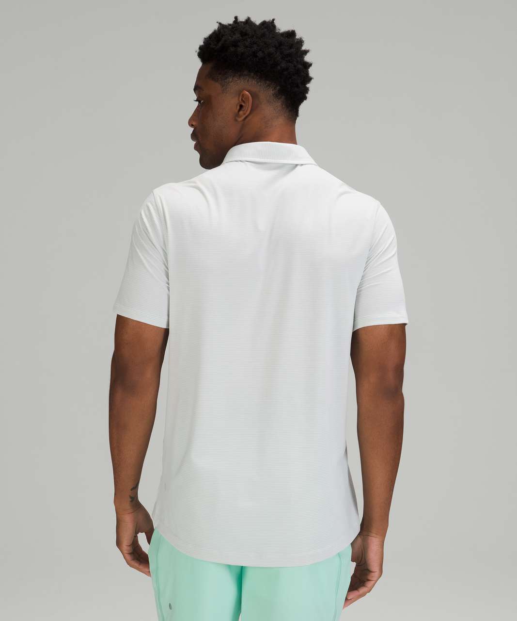 Lululemon Evolution Short Sleeve Polo Shirt - Ocean Air