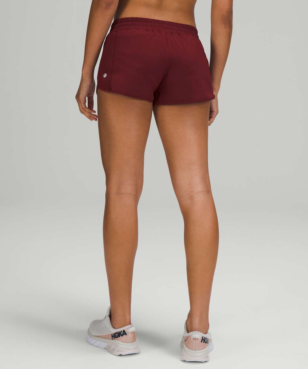 Lululemon Hotty Hot Low Rise Short 2.5 - Red Merlot - lulu fanatics