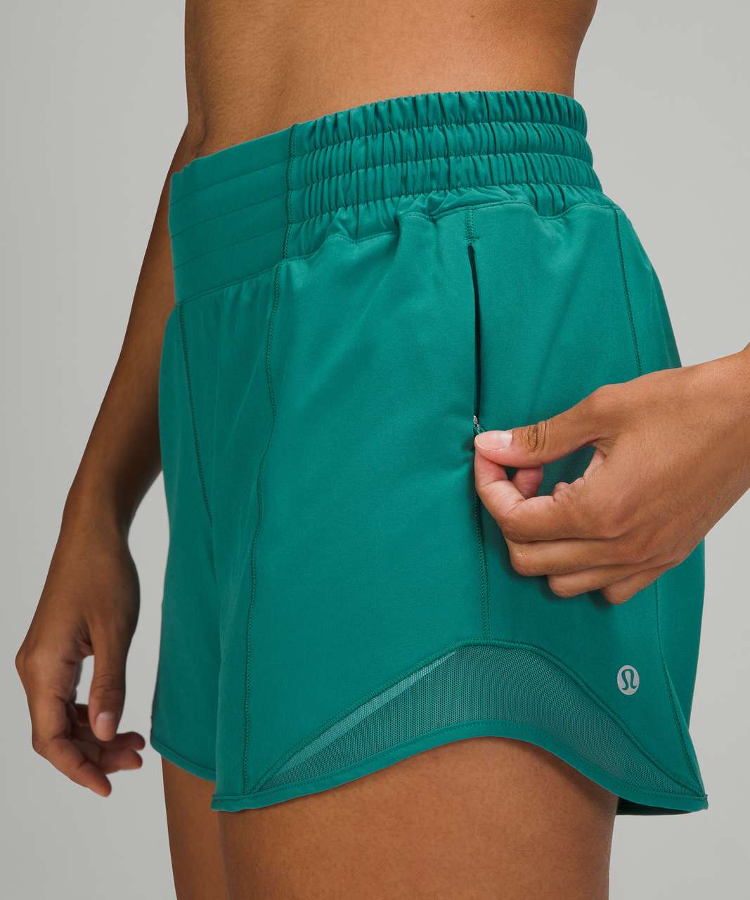 Lululemon Speed Up High-Rise Lined Short 2.5 - Teal Lagoon - lulu fanatics