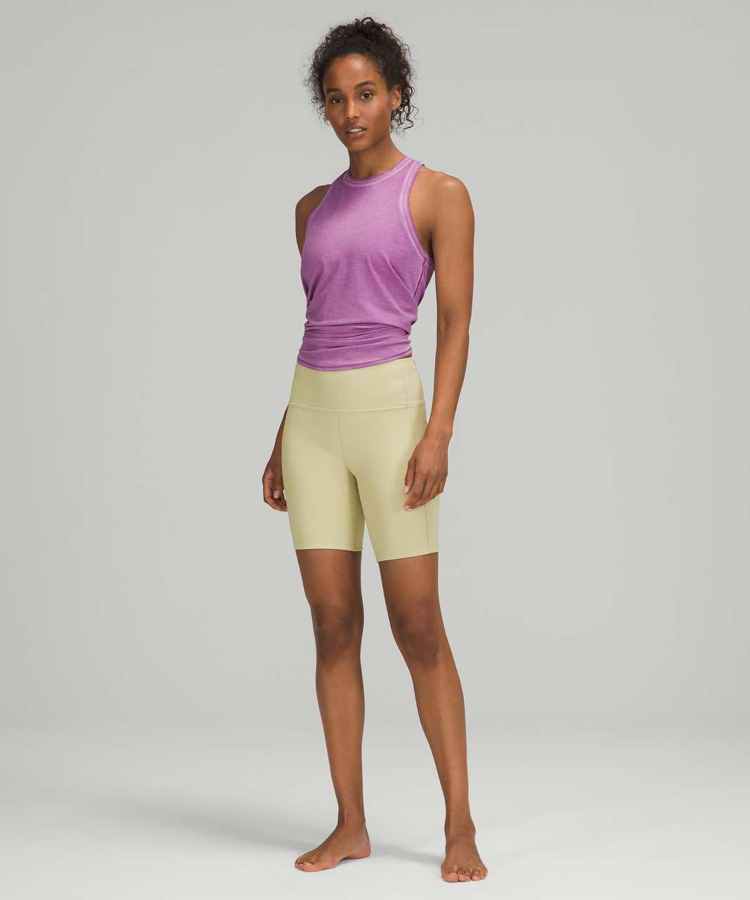 Lululemon All Tied Up Tank Top - Sublimado Pigment Dye Wisteria Purple