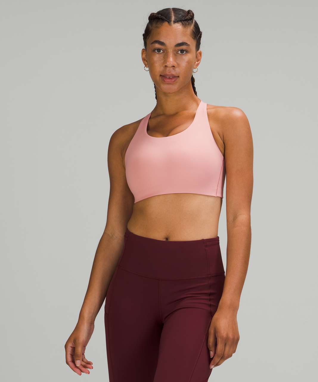 Lululemon Energy Bra *High Support, B–DDD Cups - Pink Puff - lulu