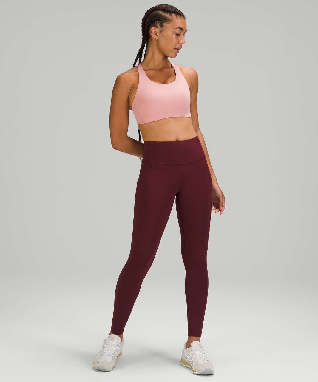 Happy 🌸Monday Pink Puff outfit (energy Bra High support & Align high rise  crop 21”) : r/lululemon