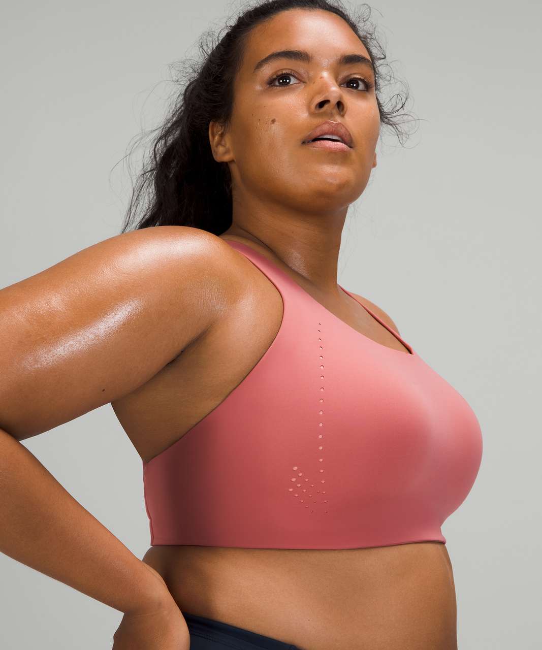 Lululemon AirSupport Bra Size 36DD Brier Rose/Pink Puff BRRO/PPUF New