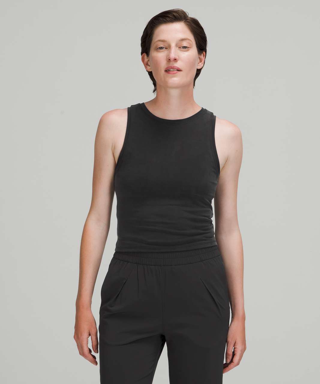 Lululemon Cold Shoulder Tank - Black - lulu fanatics