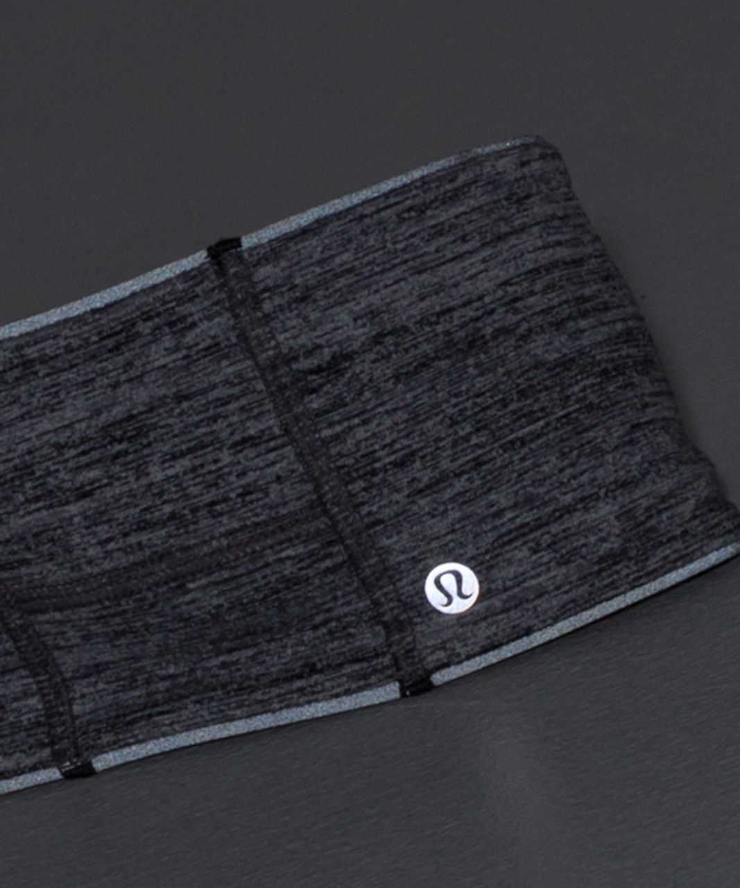 Lululemon Run With Me Ear Warmer II - Space Dye Camo Ice Grey Pitch Grey / Black (First Release)