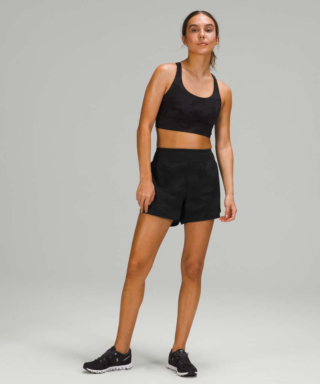 Lululemon Speed Up Short 2.5 (Heritage 365 Camo Deep Coal/Black, Size 4) :  : Fashion