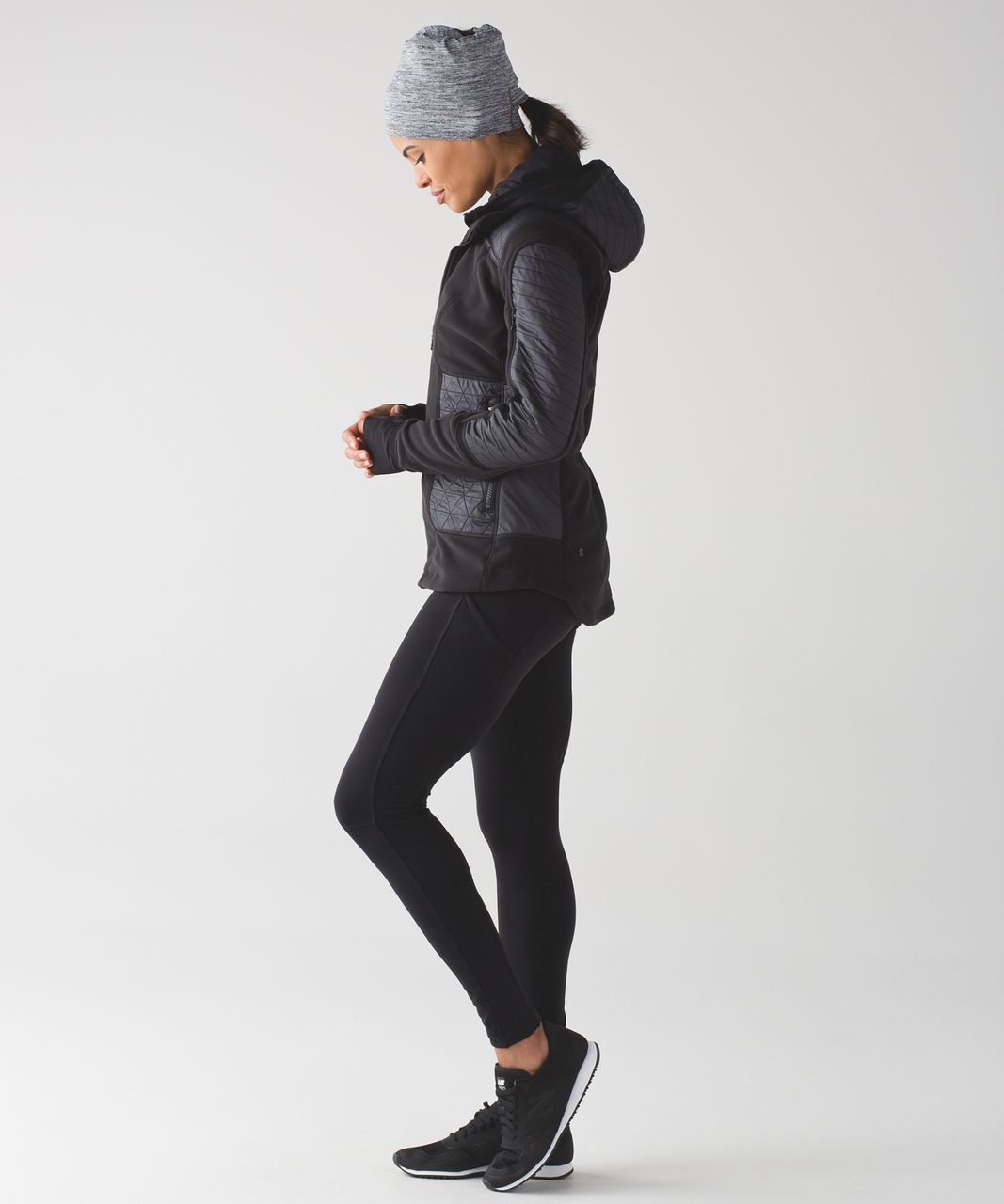 Lululemon Top Knot Toque - Space Dye Camo Ice Grey Pitch Grey