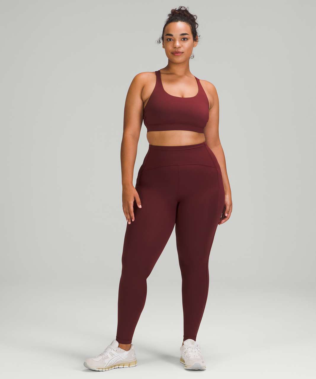 Lululemon Red Merlot Align High-Rise Pant - Depop