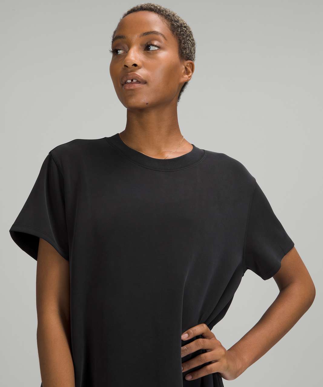 Lululemon All Yours Cotton T-Shirt *Atlanta - Black - lulu fanatics