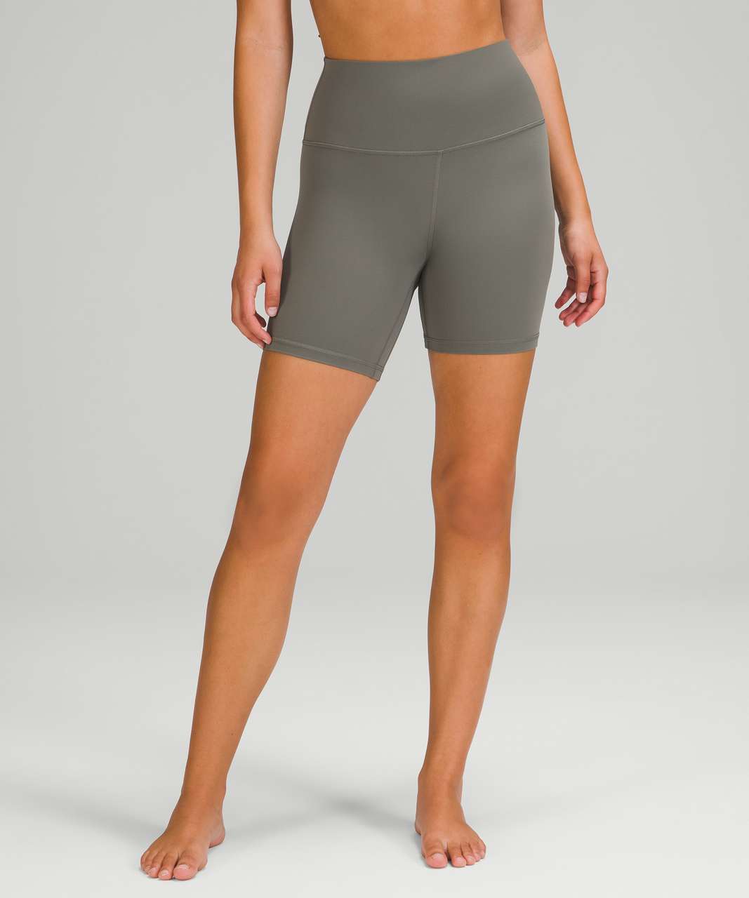 Lululemon Align Short 6 - Grey Sage - lulu fanatics