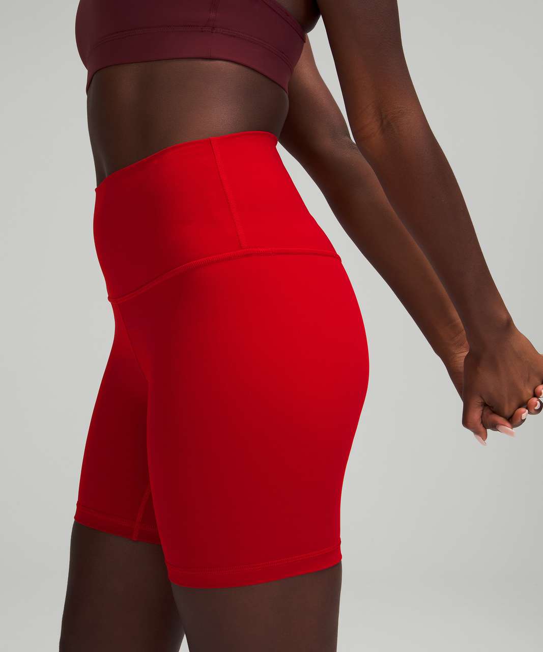 Lululemon Align Short *6 - Dark Red - lulu fanatics