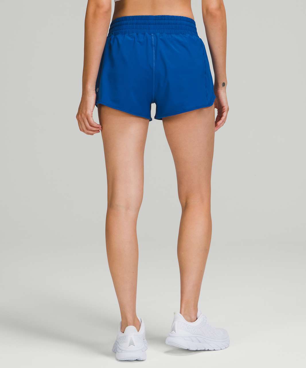 NEW LULULEMON Hotty Hot 4 LR Short 8 TALL Icing Blue