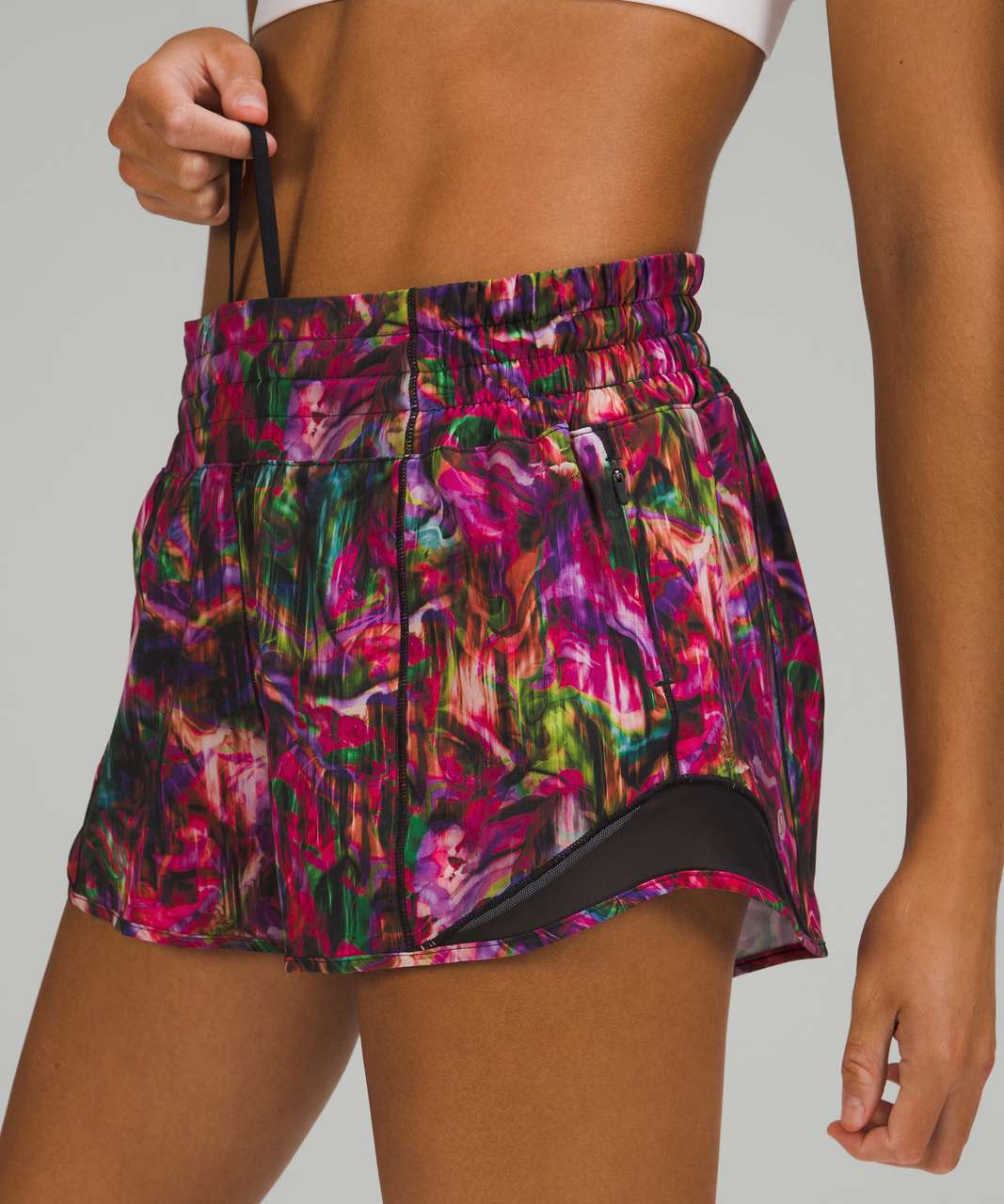 Lululemon Hotty Hot High-Rise Short 2.5 - Hyper Flow Pink Multi