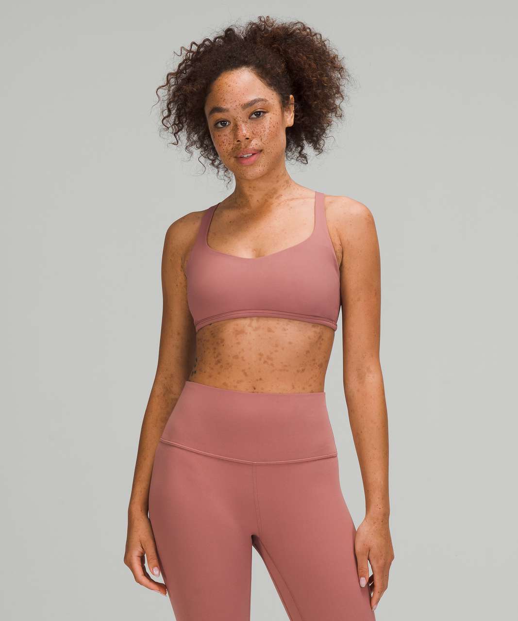 Lululemon Free to Be Bra - Wild *Light Support, A/B Cup - Spiced Chai / Pink Mist