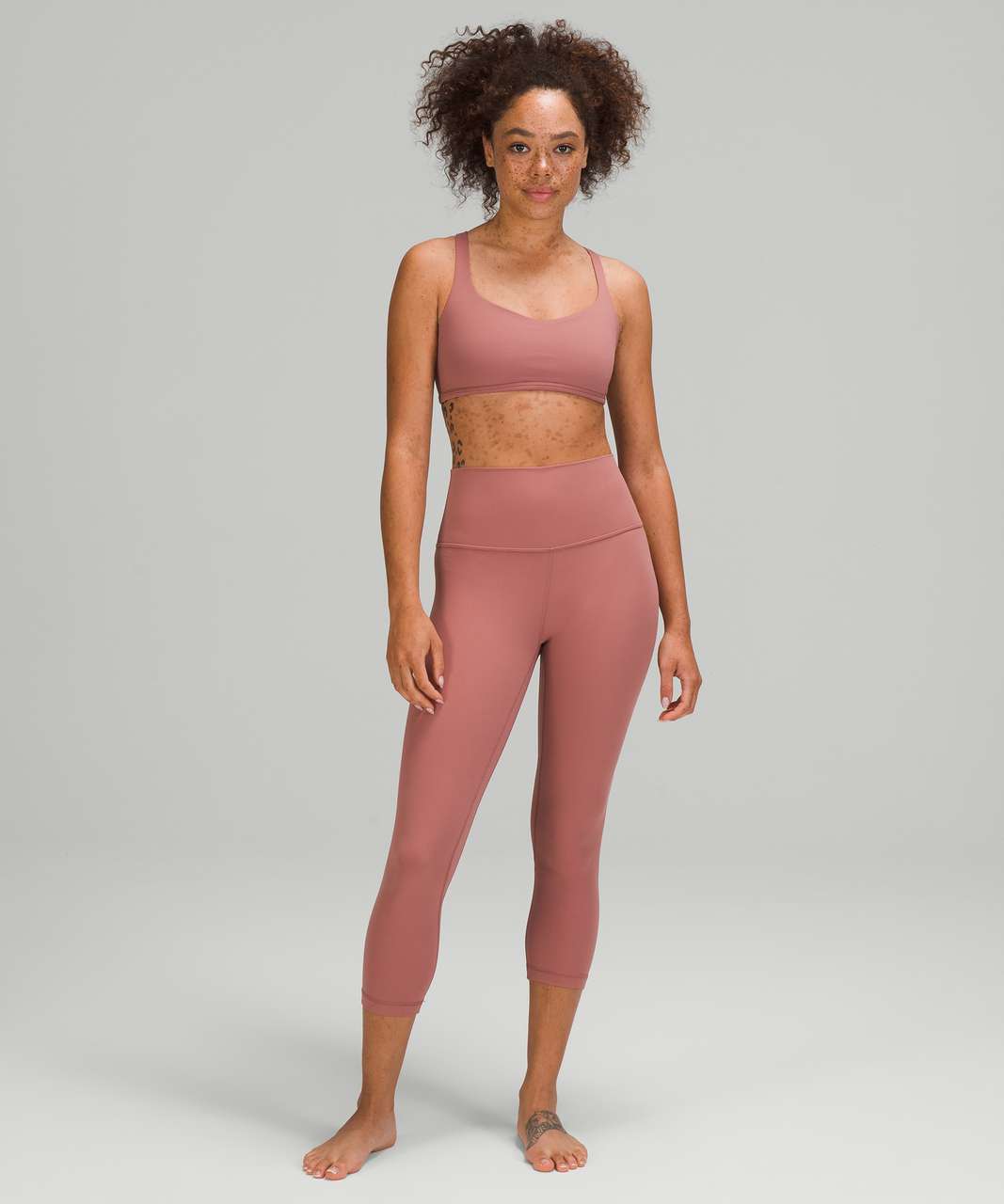 Lululemon Free to Be Bra - Wild *Light Support, A/B Cup - Spiced Chai / Pink Mist