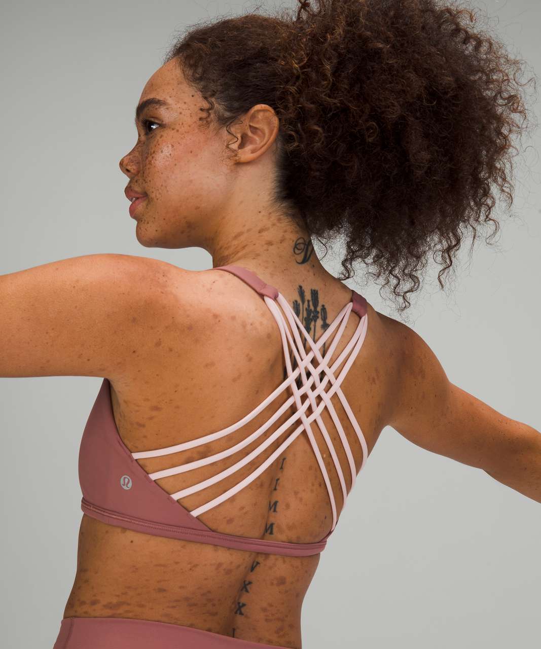 Lululemon Free to Be Bra - Wild *Light Support, A/B Cup - Spiced Chai / Pink Mist