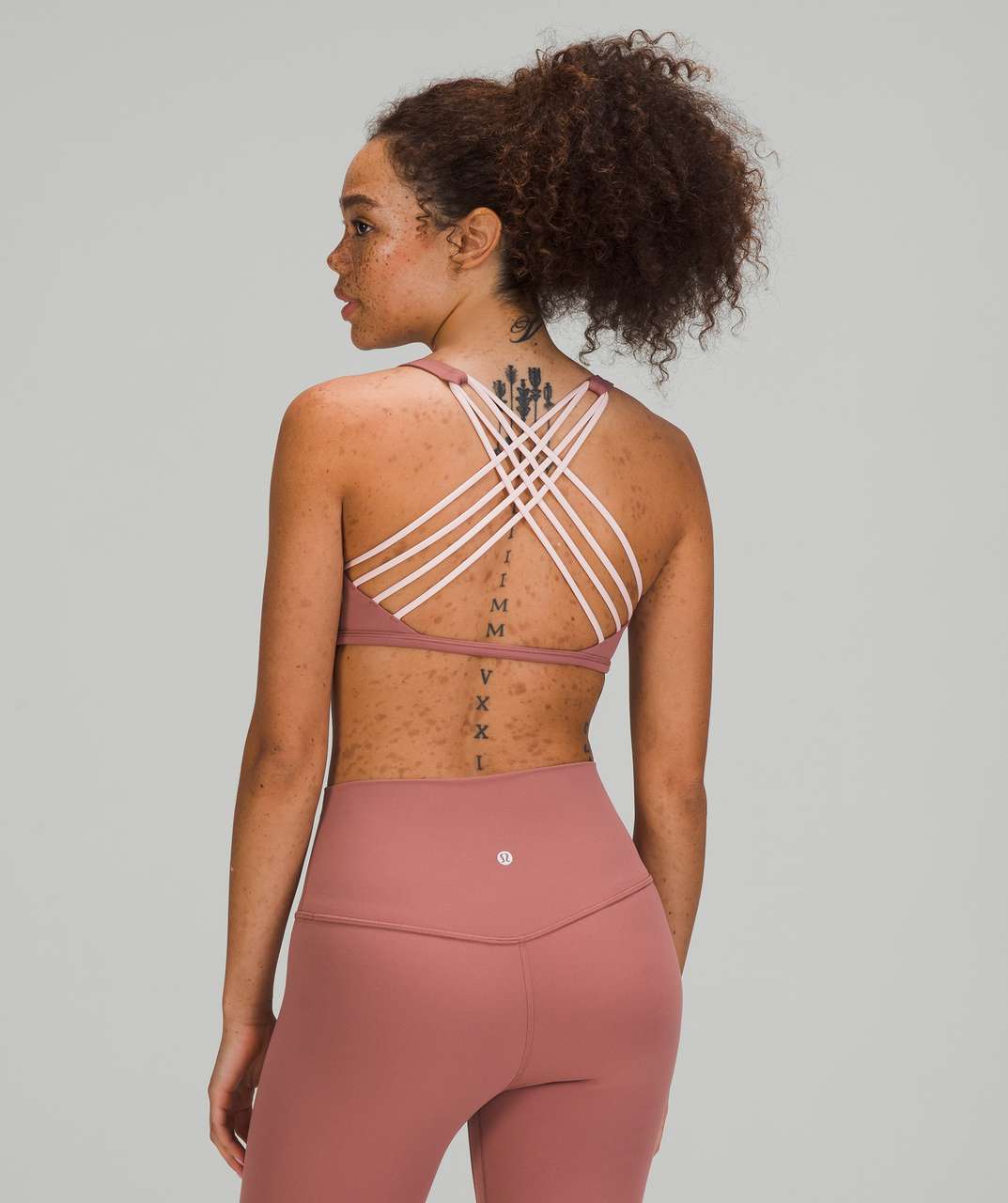 Lululemon Free to Be Bra - Wild *Light Support, A/B Cup - Spiced Chai / Pink Mist