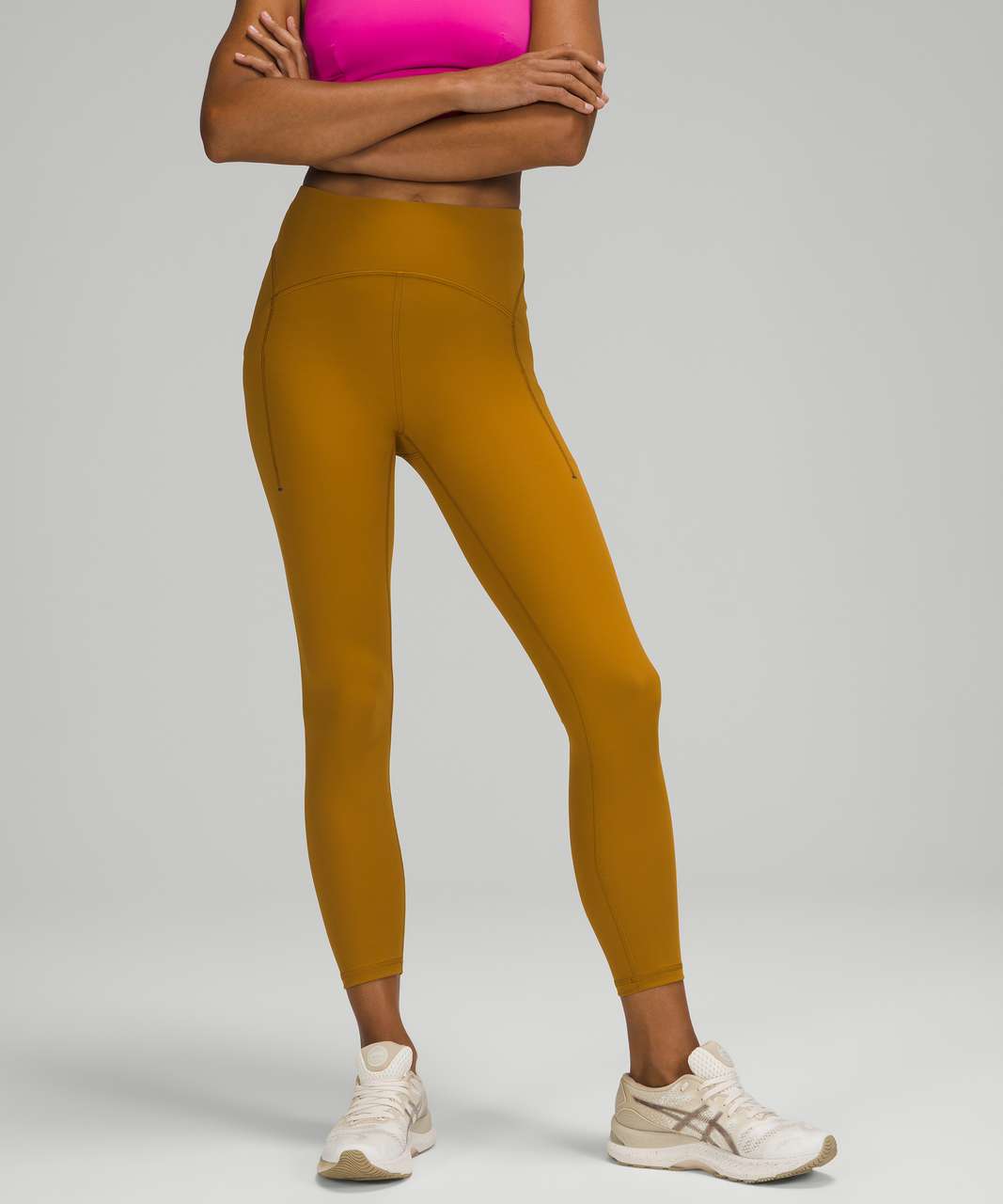 Lululemon Unlimit High-Rise Tight 25 - Gold Spice - lulu fanatics