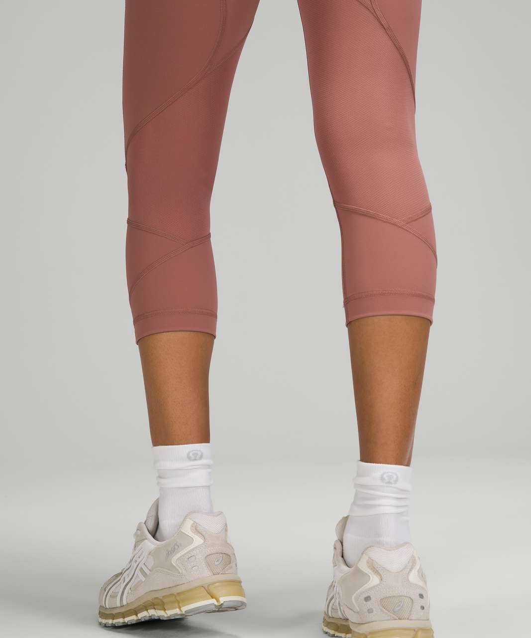 Lululemon Pace Rival High-Rise Crop 22" - Spiced Chai