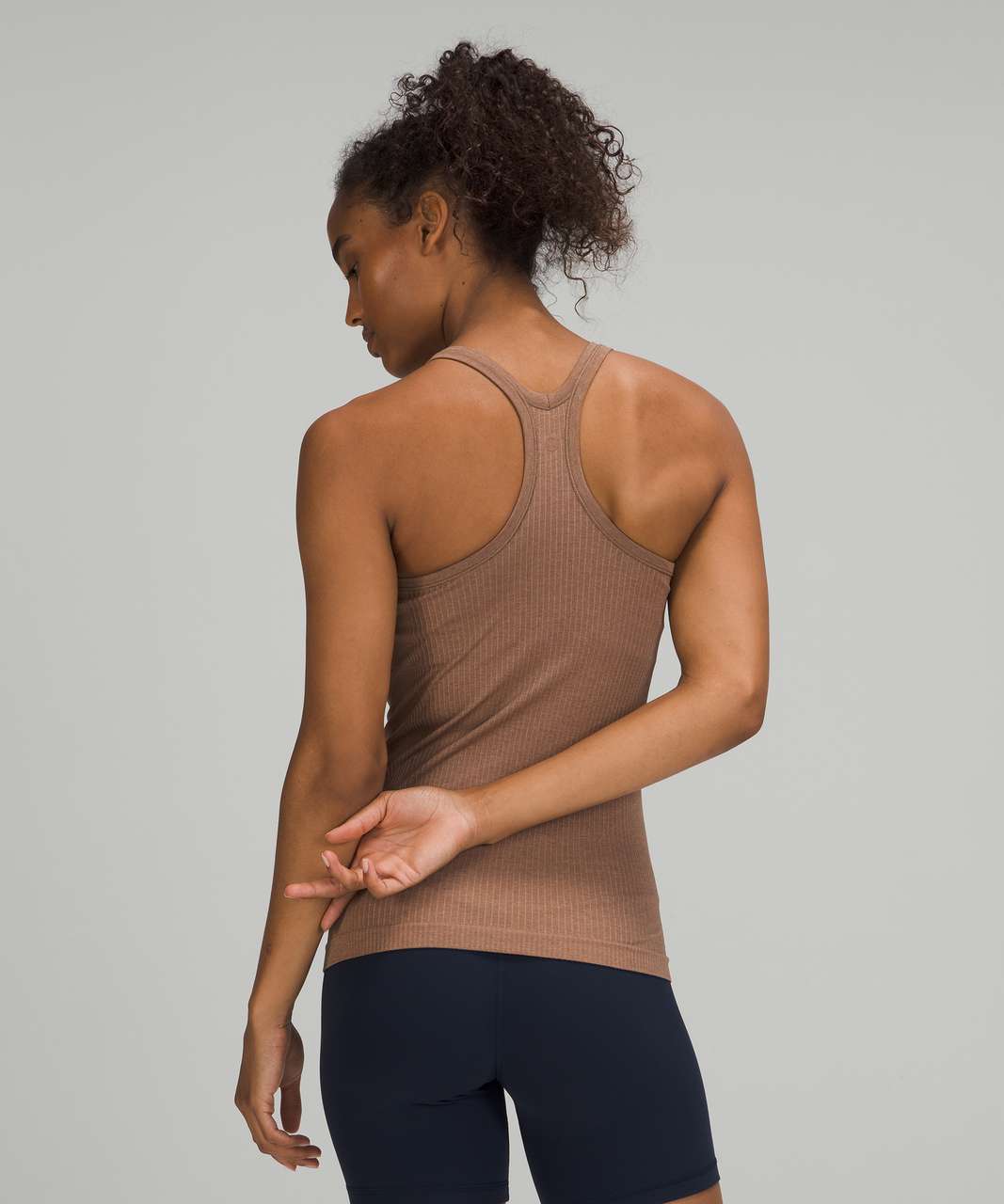 Lululemon Ebb to Street Shelf Bra Tank Top *Light Support - Cacao