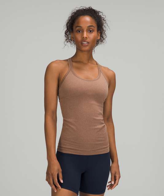 Lululemon Ebb To Street Shelf Bra Tank Top *Light Support - Rhino Grey -  lulu fanatics