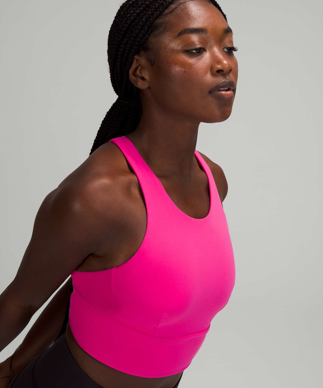 Lululemon Wunder Train Strappy Racer Bra *Light Support, A/B Cup - Sonic  Pink - lulu fanatics