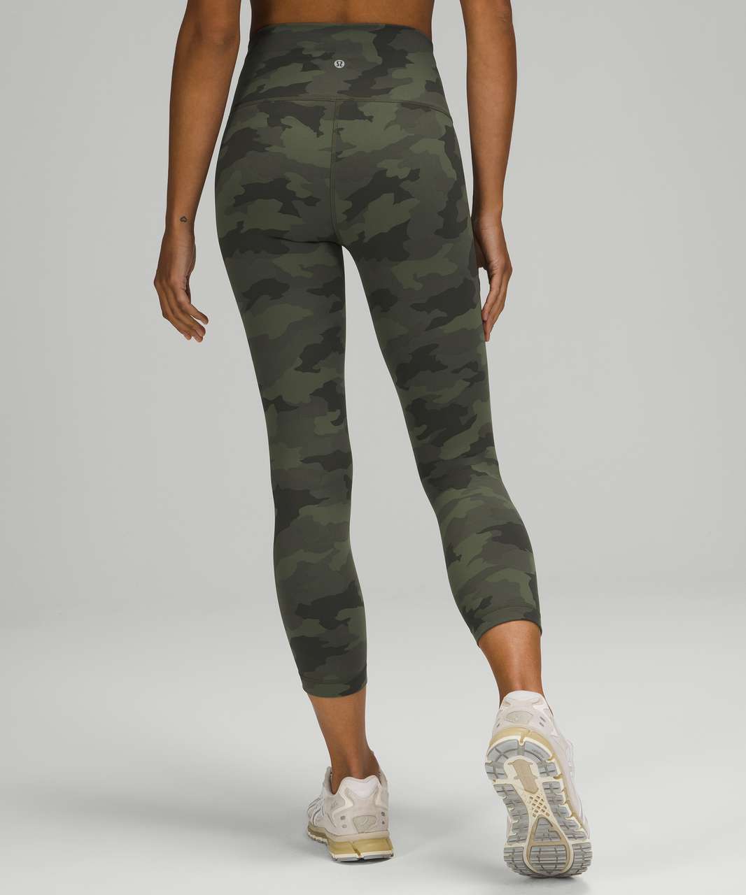 Lululemon Wunder Train High-Rise Crop 23 Heritage 365 Camo Deep